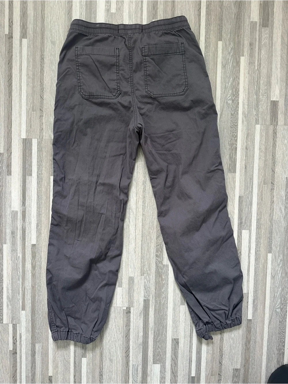 Hollister Grey Joggers Charcoal Parachute Baggy Fit Size S